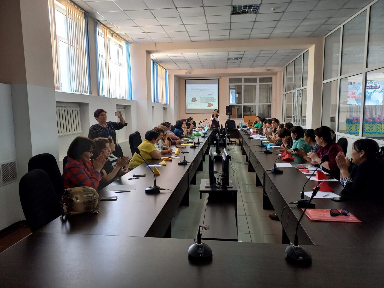 «Оқу мен оқудағы белсенді әдіс-тәсілдерді тиімді қолдану жолдары» тақырыбында атты шеберлік сынып сабағы өткізілді